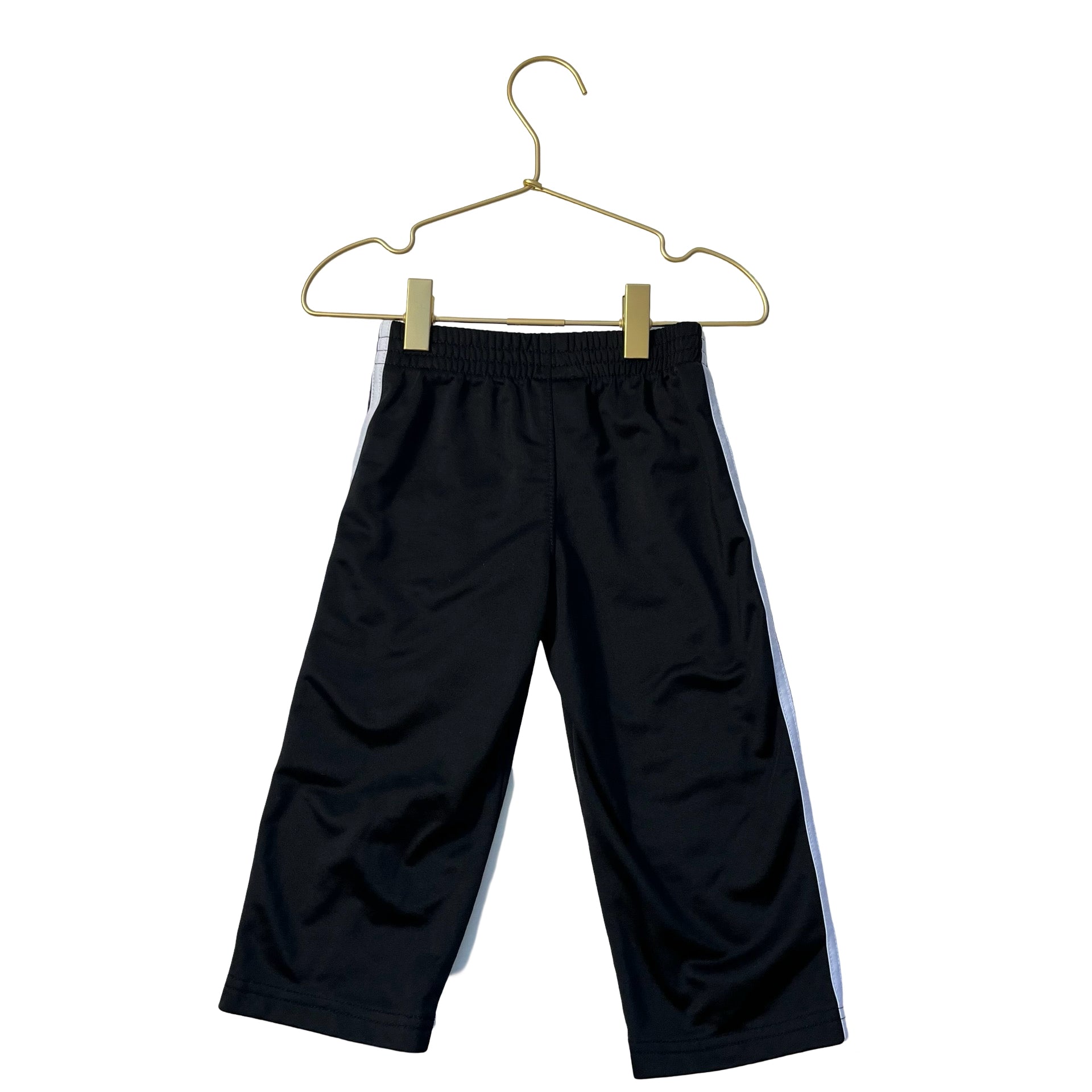 Adidas Black 3 Stripe Athletic Pants - Size 24 Mo - Bounce Mkt