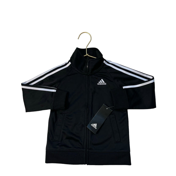 Adidas Black Track Jacket - Size 24 Mo - Bounce Mkt