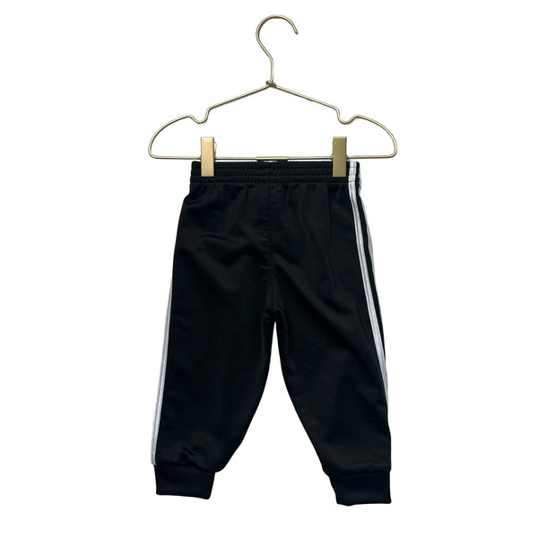 Adidas Black & White Joggers - Size 12 Months - Bounce Mkt