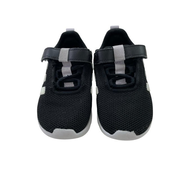Adidas Black, White, Lavender Sneakers - Size 6K - Bounce Mkt