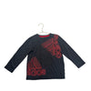 Adidas Dark Gray & Red Logo Active Top - Size 4T - Bounce Mkt
