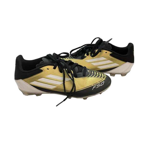 Adidas Gold & Black Messi F50 Cleats - Size 3Y - Bounce Mkt