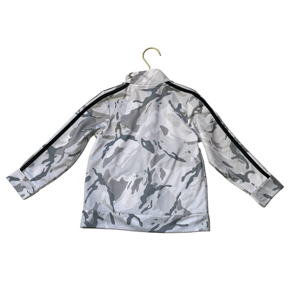 Adidas Light Gray Camo Track Jacket - Size 3T - Bounce Mkt