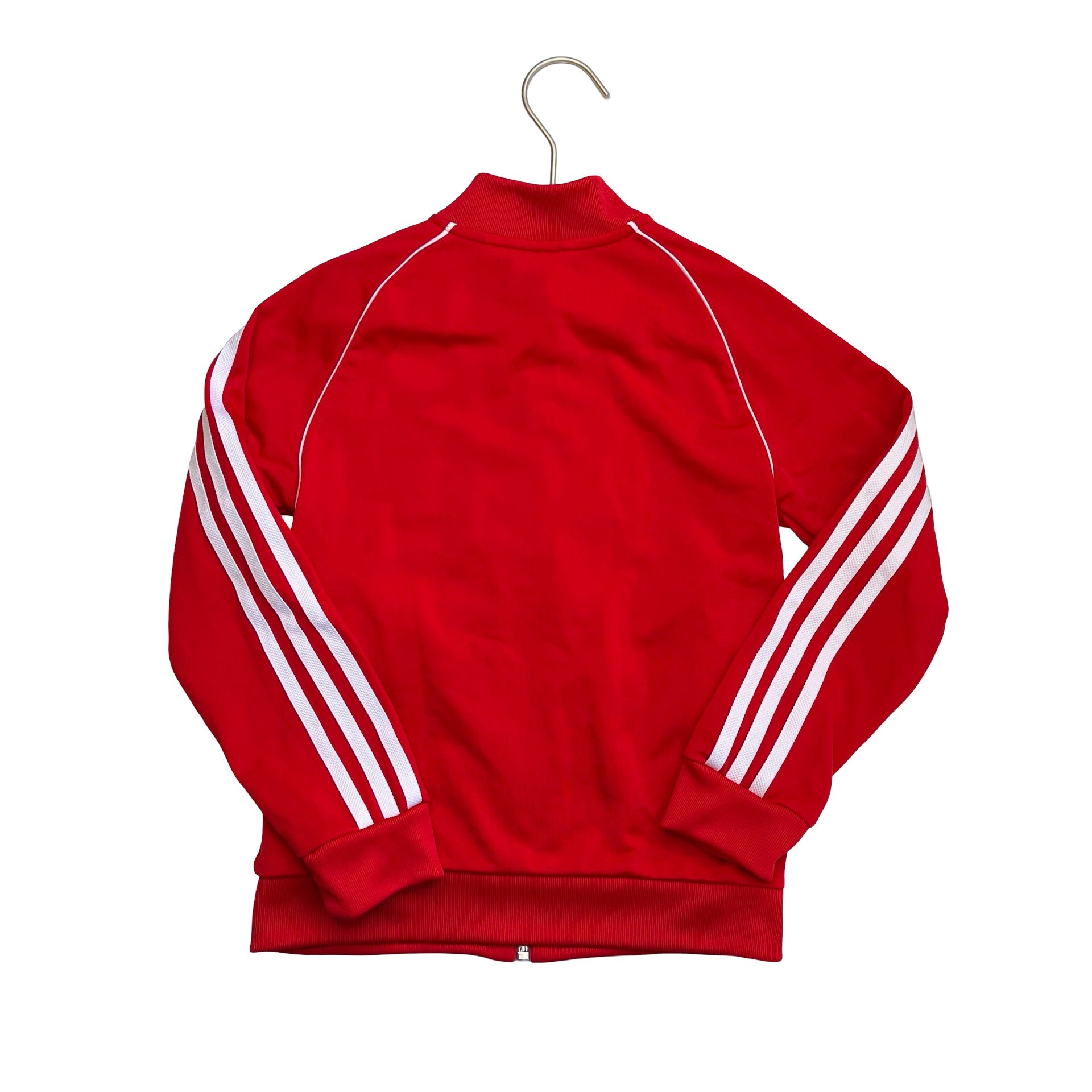 Adidas Red & White Track Jacket - Size XS 7 - 8 - Bounce Mkt