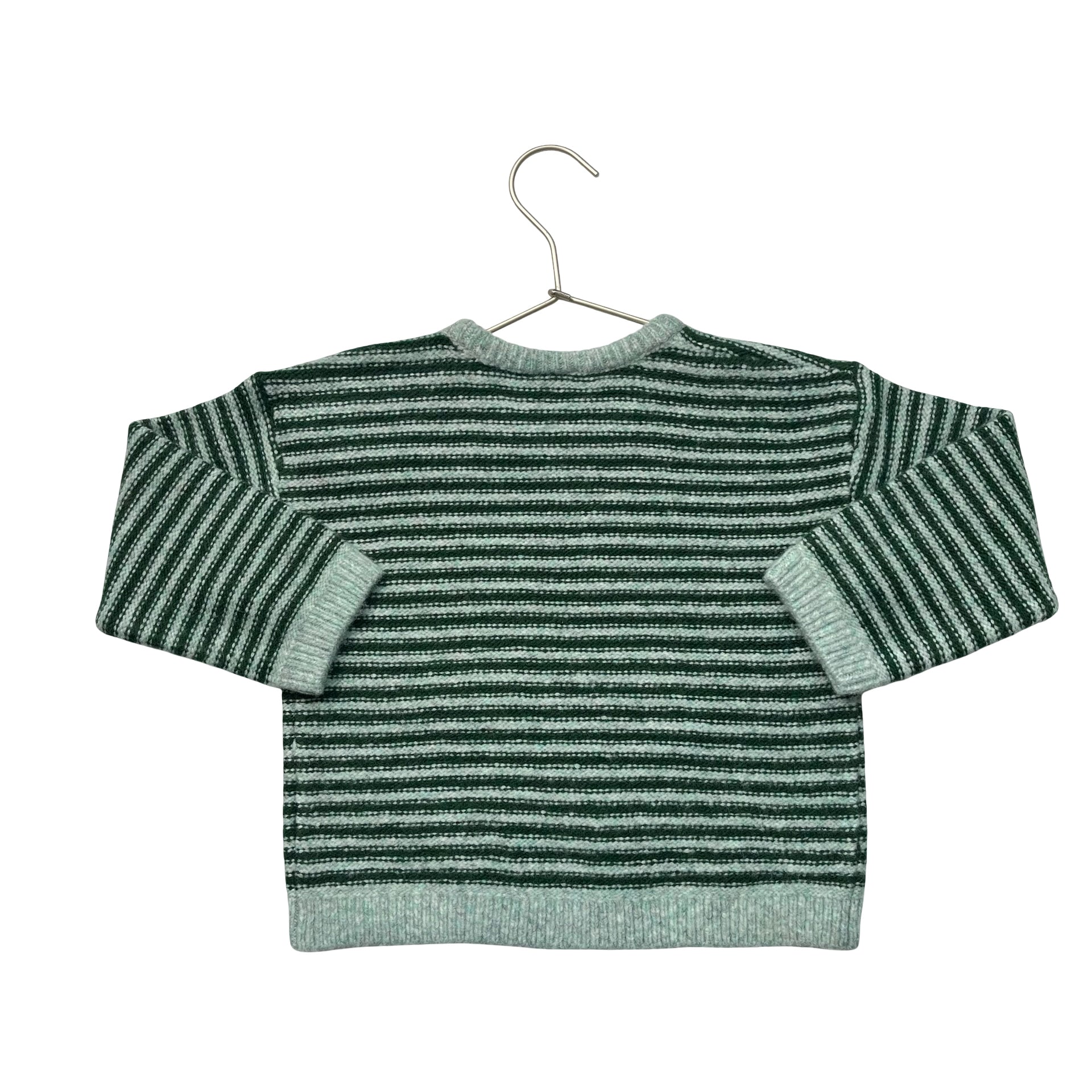 Hanna Andersson Green Striped Sweater - Size 3T