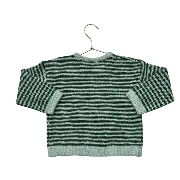 Hanna Andersson Green Striped Sweater - Size 3T