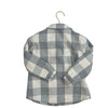 Old Navy Gray & Ivory Plaid Shacket Jacket - Size 5T