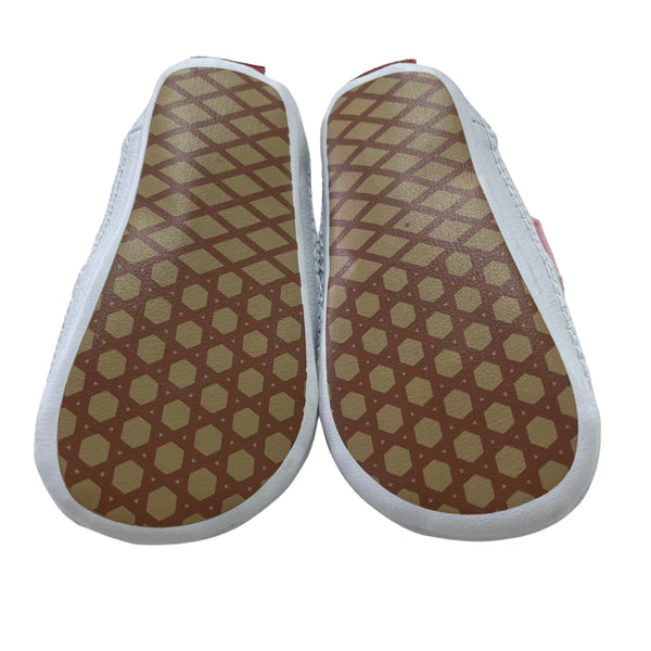 Vans Pink Check Soft-Sole Shoes - Size 3