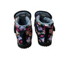 Jan & Jul Black Floral Print Winter Ankle Boots - Size 9