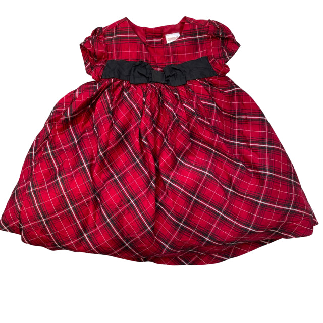 Gymboree Red & Black Plaid Dress - Size 6-12 Mo