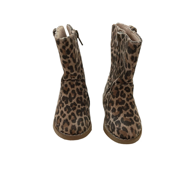Tucker & Tate Leopard Print Tall Boots - Size 5