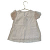 Zara Tulle Overlay Ivory Dot Top - Size 2-3