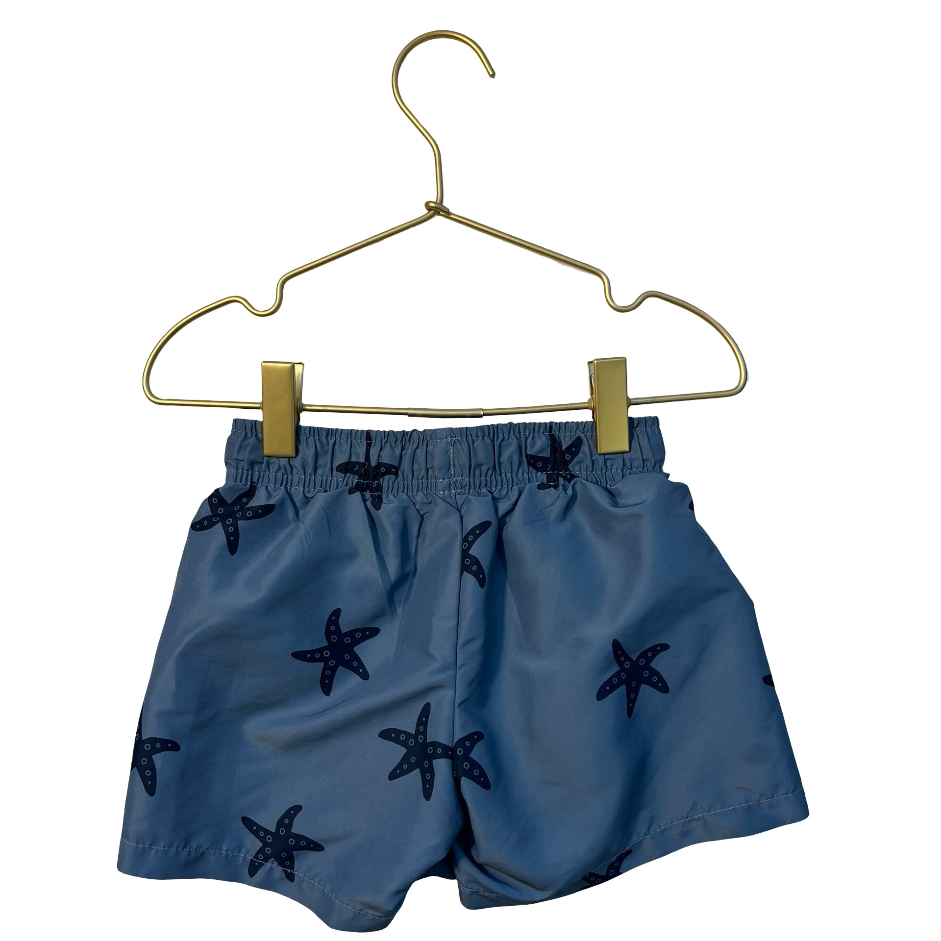H&M Blue Starfish Print Swim Trunks - Size 3-4T