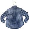 Ralph Lauren Blue, White, Navy Plaid Button Down Shirt - Size 3