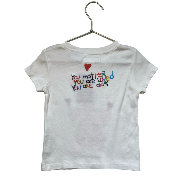 Zara x Humberto Cruz Teddy Bear Graphic Fitted T-Shirt - Size 8-9