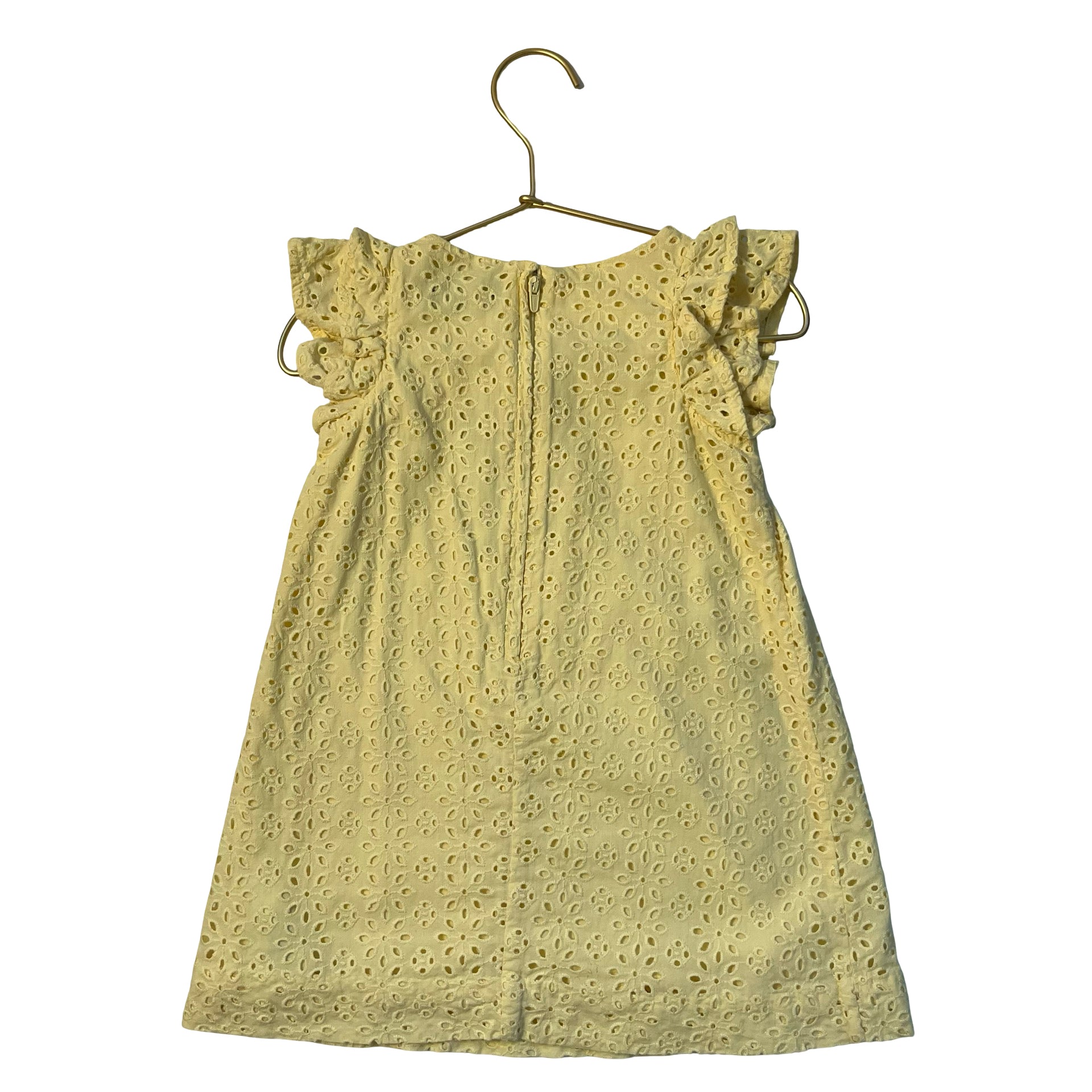 Polo Ralph Lauren Yellow Eyelet Dress - Size 2