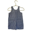 Bout'Chou Blue & White Striped Shortalls - Size 18 Mo