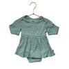 Magnetic Me Mint Green Ribbed Bodysuit Dress - Size 3-6 Mo