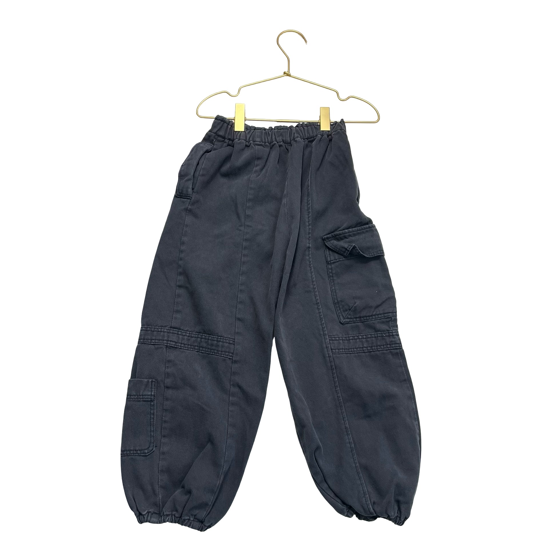Zara Dark Gray Cargo Jogger Pants - Size 7