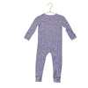 Kyte Purple Leopard Print One-Piece PJs - Size 2T
