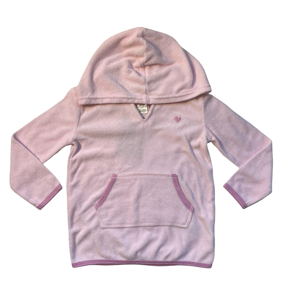 OshKosh Pink Terry Hooded Swim Cover-Up - Size 2T