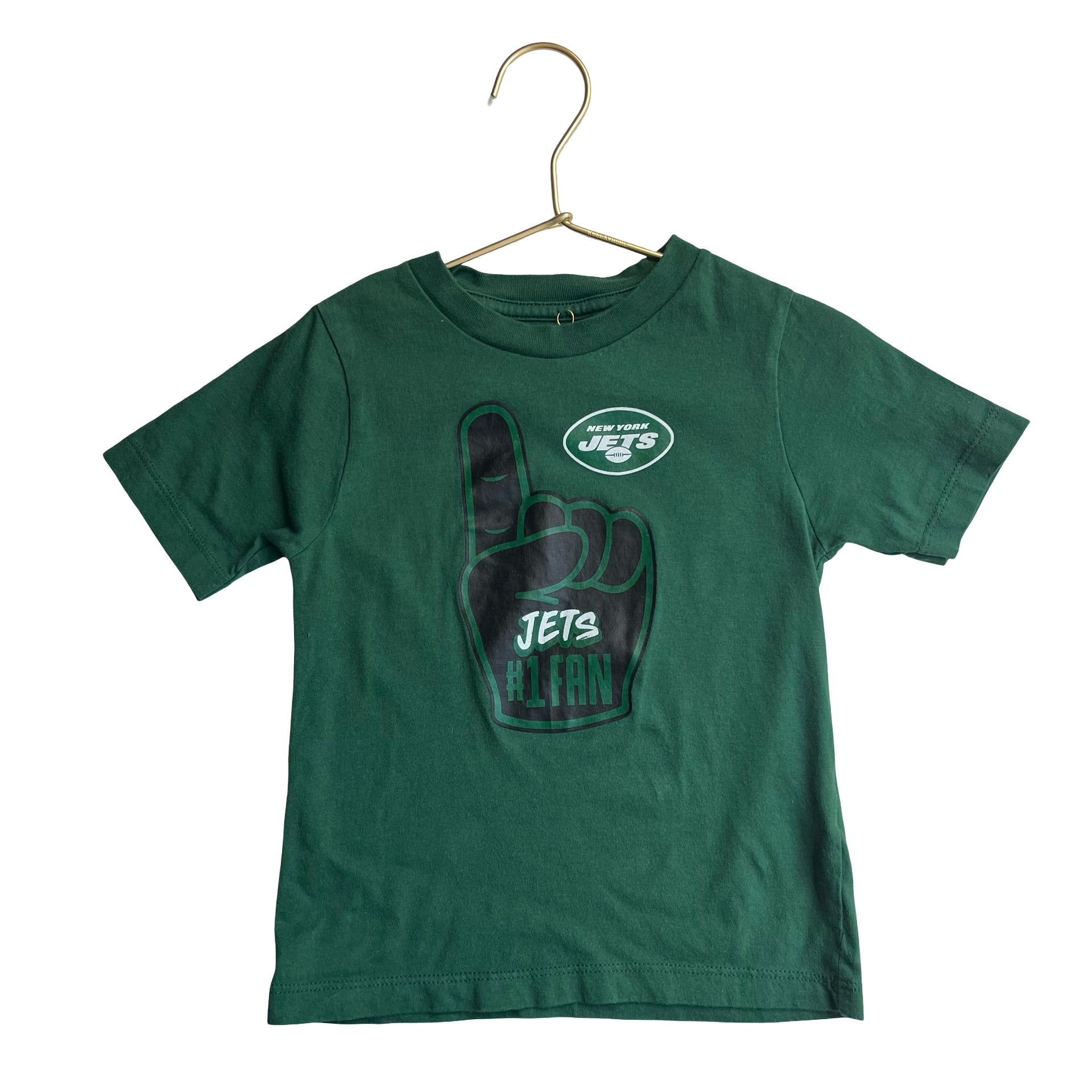 NFL New York Jets Green '#1 Fan' T-Shirt - Size 4T