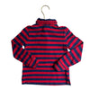 Polo Ralph Lauren Red & Navy Striped Polo Shirt - Size 4