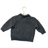 Baby Gap Gray Cotton Chunky V-Neck Cardigan Sweater - Size 12-18 Mo