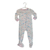 Magnetic Me Pink & Blue Underwater Print Footed PJs - Size 9-12 Mo