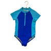 Lands' End Blue Swim Suit - Size S 6-7