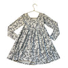 Hanna Andersson Ivory & Black Bow Print Dress - Size 5