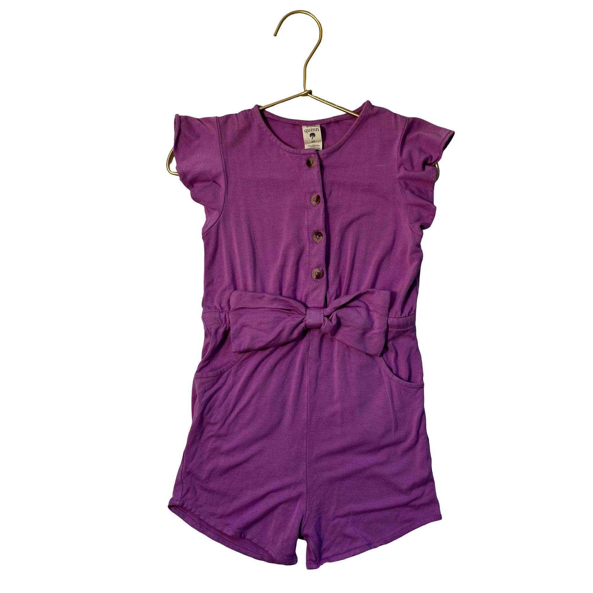 Kate Quinn Purple Romper - Size 4T