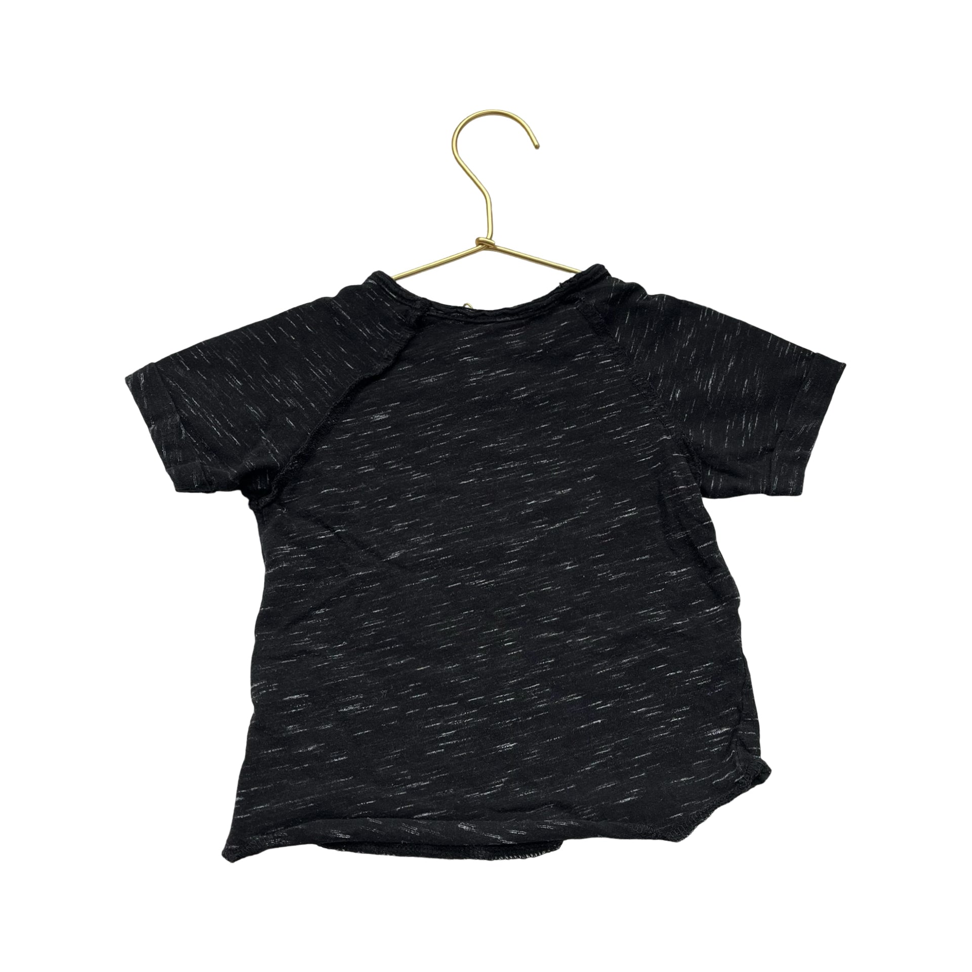 Afton Black & White Distressed Tee - Size 12 Mo - Bounce Mkt