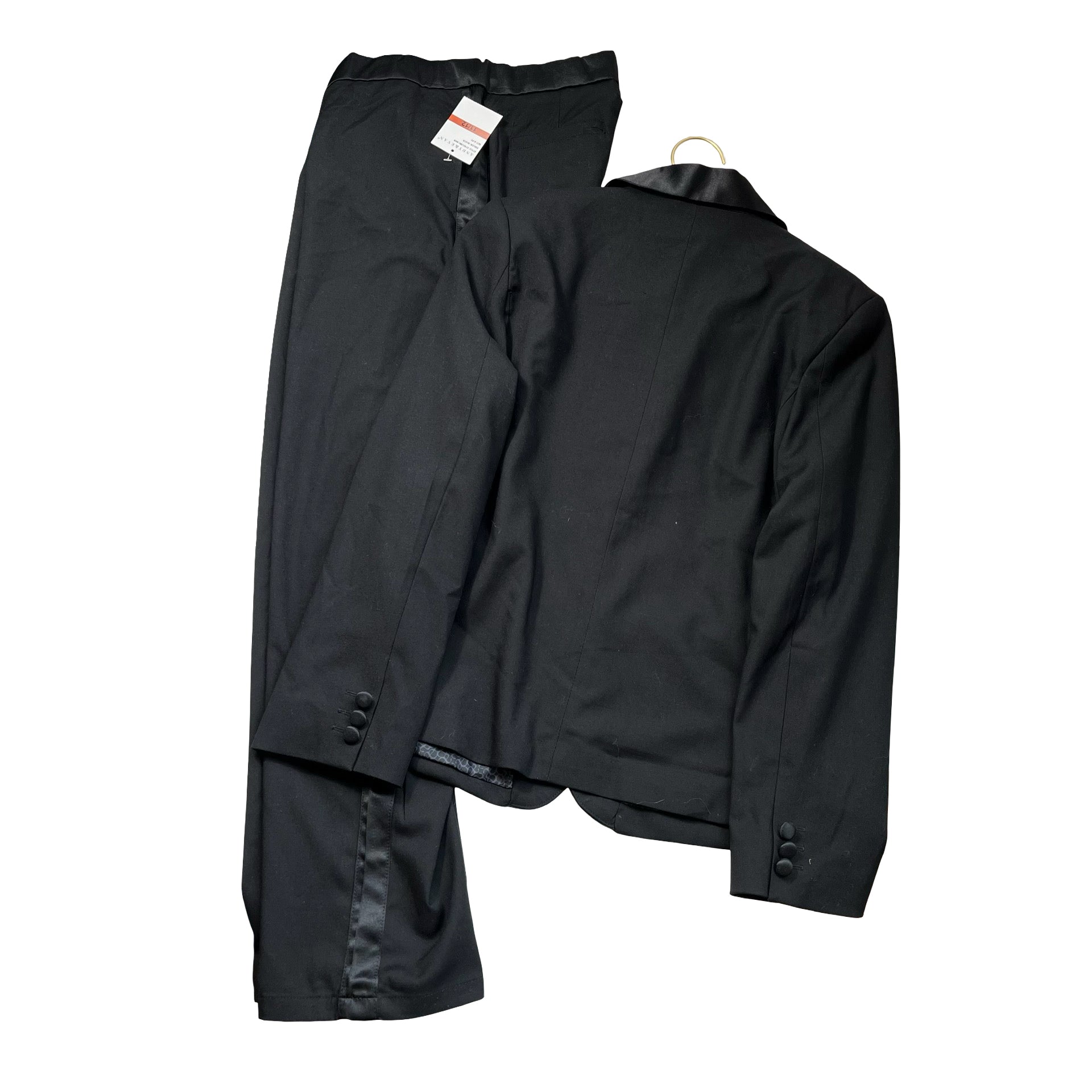 Andy & Evan Black Tuxedo with Tags - Size 11 - 12 - Bounce Mkt