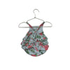 Angel Dear Green Floral Bubble Romper - Size 3-6 Mo - Bounce Mkt