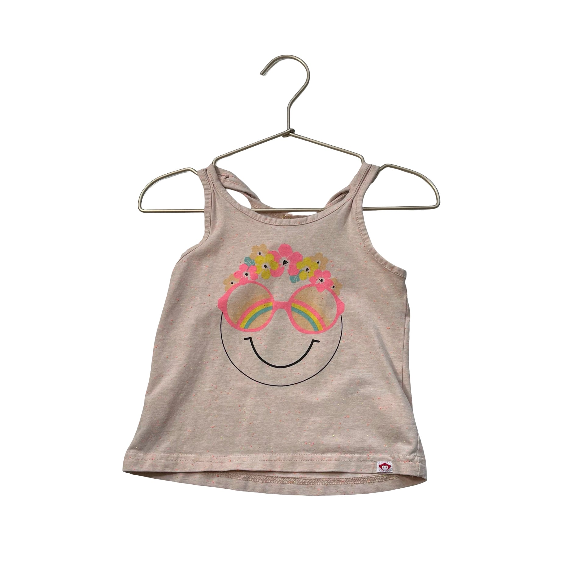 Appaman Peach Speckled Smiley Tank - Size 2T - Bounce Mkt