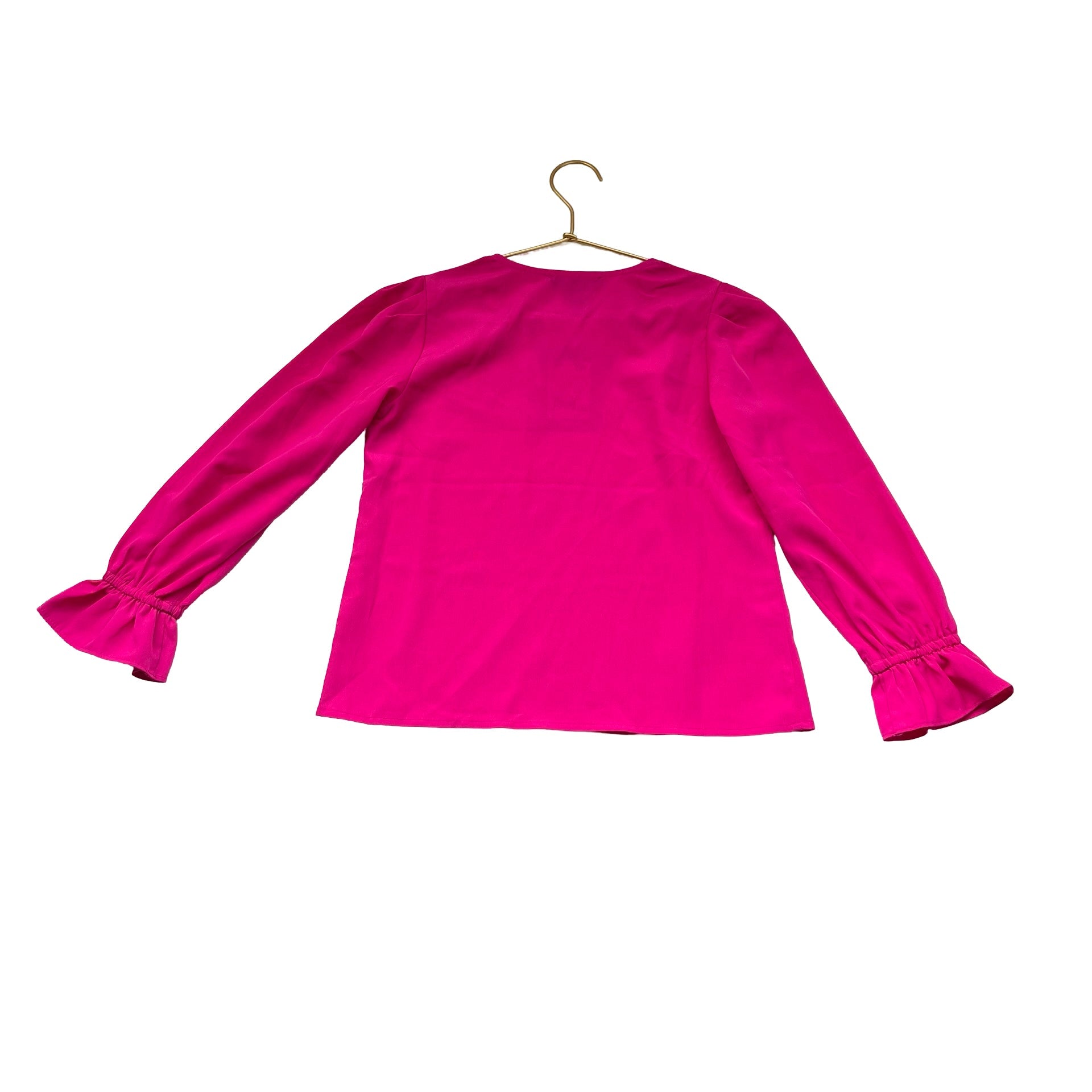 Aqua Hot Pink Blouse - Size S 7 - 8 - Bounce Mkt