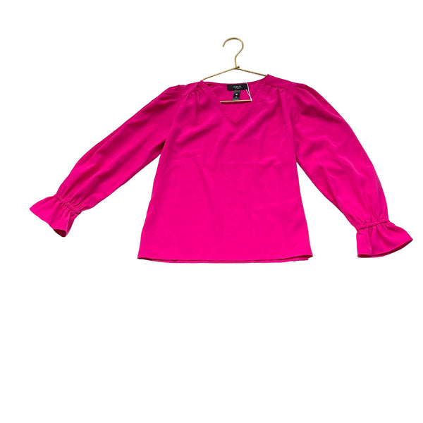 Aqua Hot Pink Blouse - Size S 7 - 8 - Bounce Mkt
