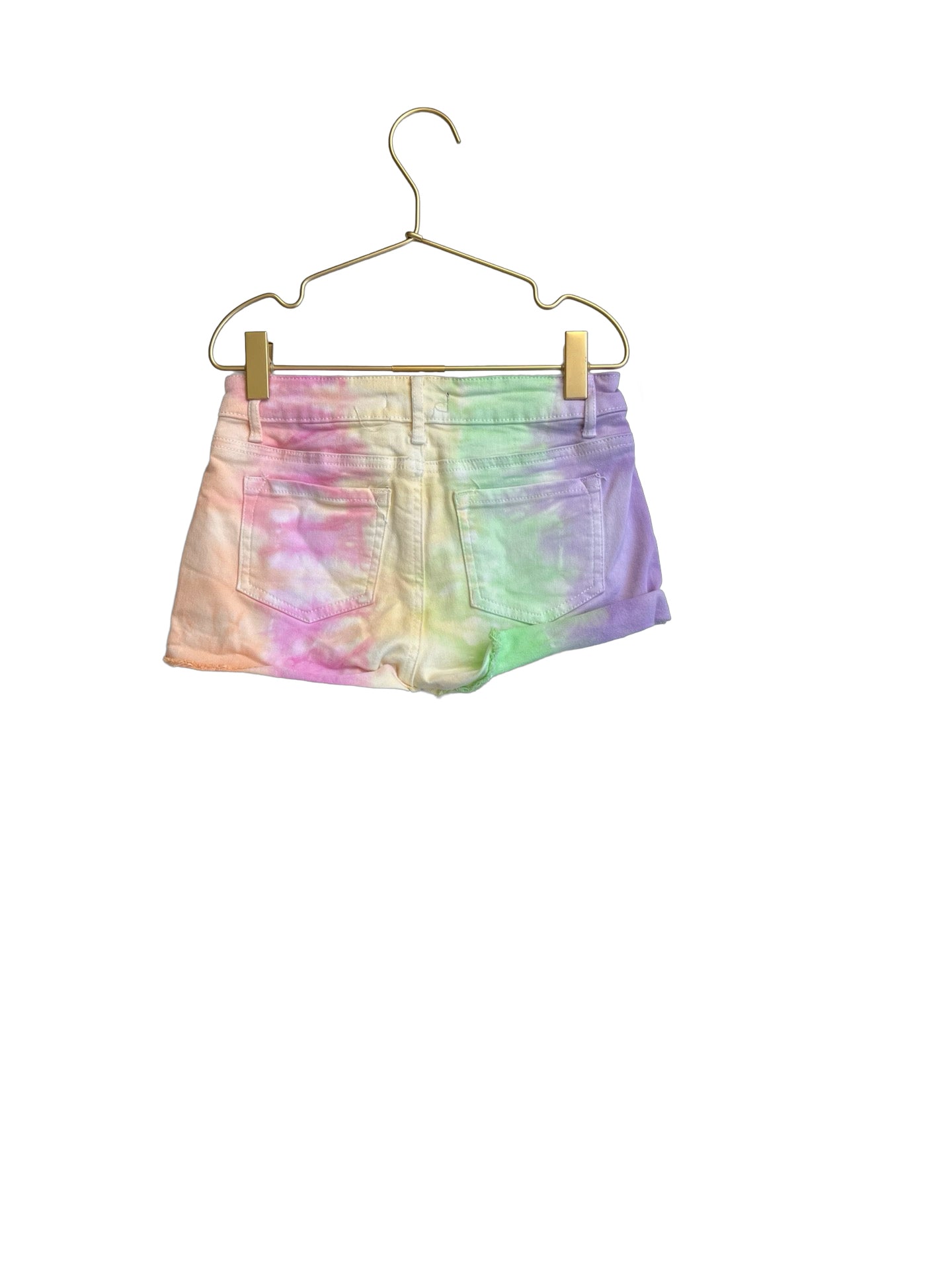 Aqua Pastel Ombre Jean Shorts - Size 10 - Bounce Mkt