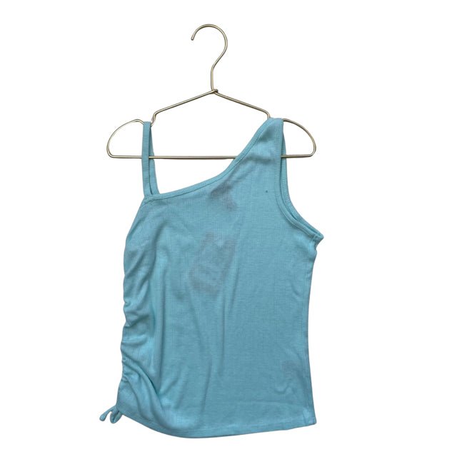 Art Class Light Teal Asymetric Tank Top - Size L 10-12 - Bounce Mkt