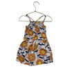Tea Light Pink Sunflower Romper - Size 2
