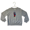 Crewcuts Gray Embroidered Ski Dog Sweatshirt - Size XS 4-5