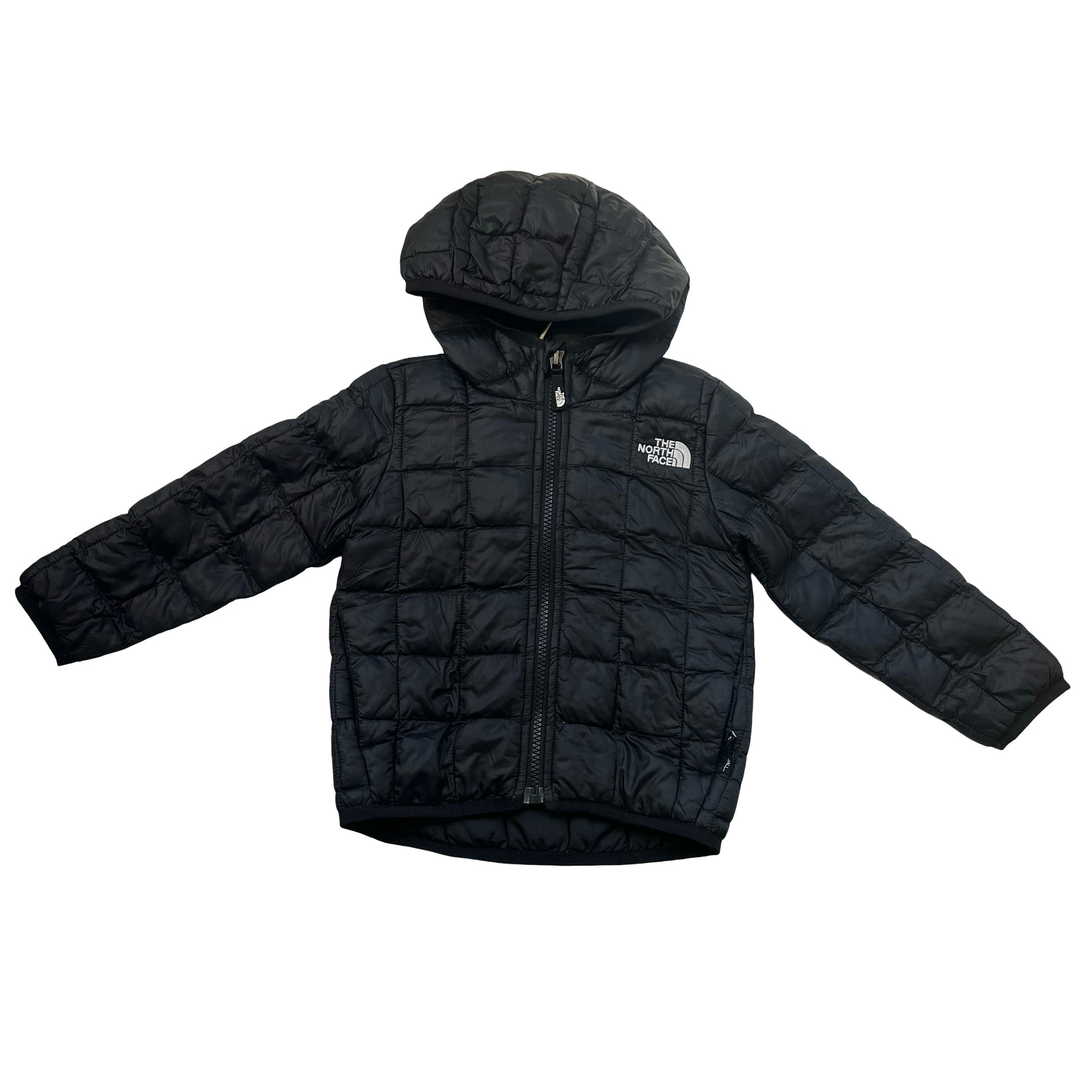 North Face Thermoball Black Hooded Jacket - Size 2T