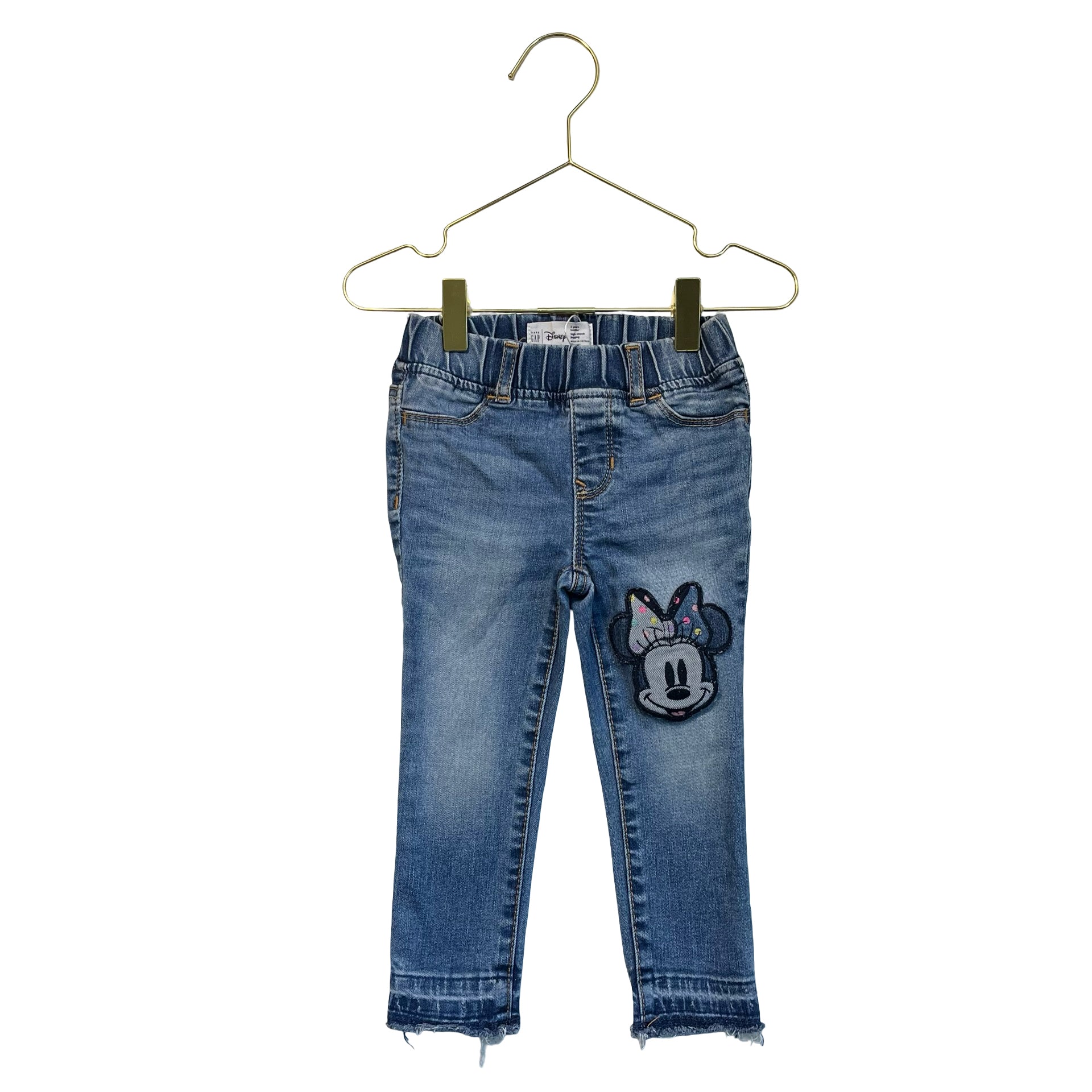 Baby Gap x Disney Minnie Mouse 'High Stretch Jeggings' Denim Jeans - Size 3