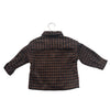 Zara Brown, Navy, Red, Yellow Plaid Flannel Shacket Shirt - Size 1.5Y