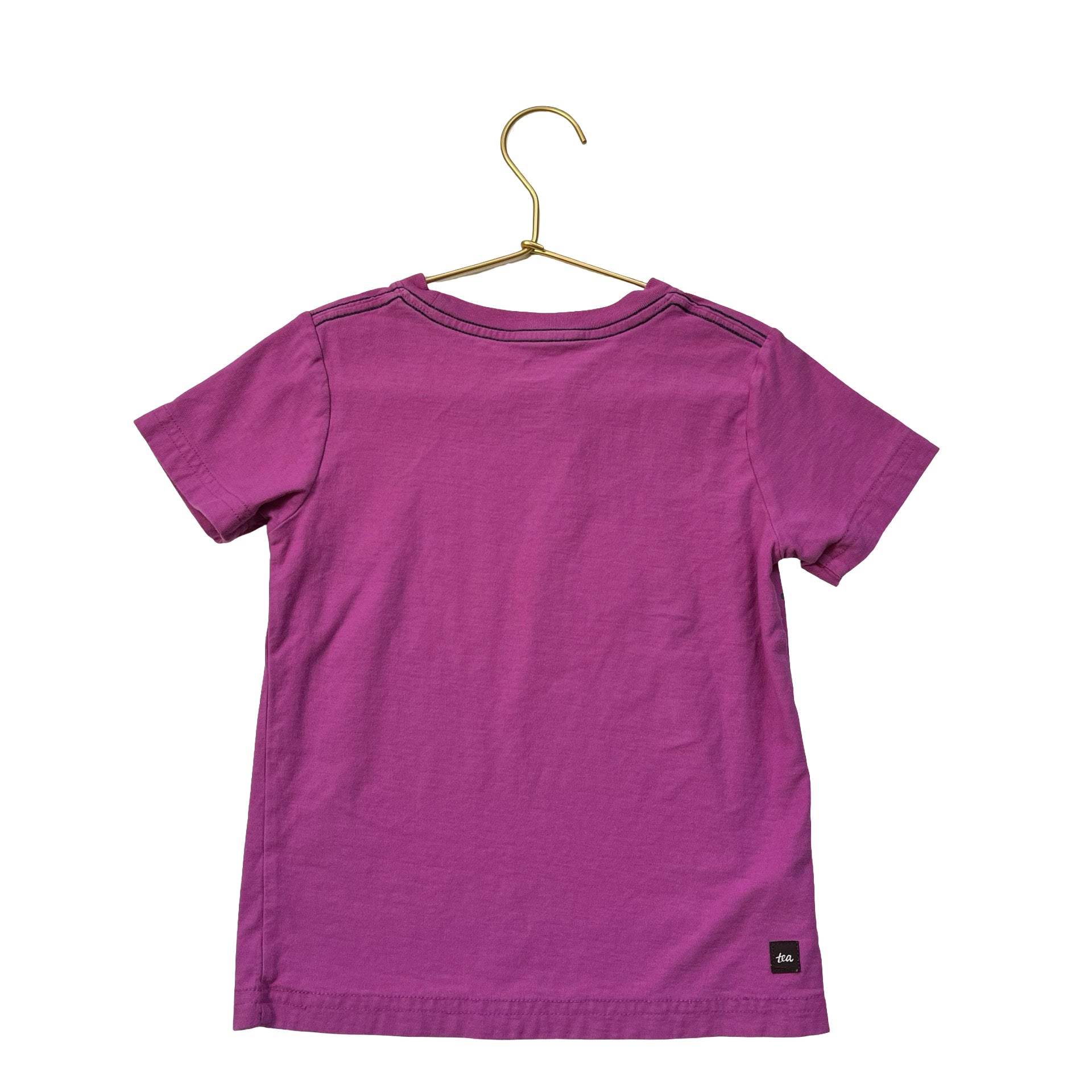 Tea Purple Monkey & Bird Tee - Size 4