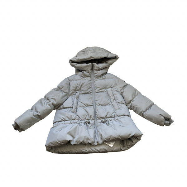 Il Gufo Light Gray Puffer Winter Jacket - Size 4A