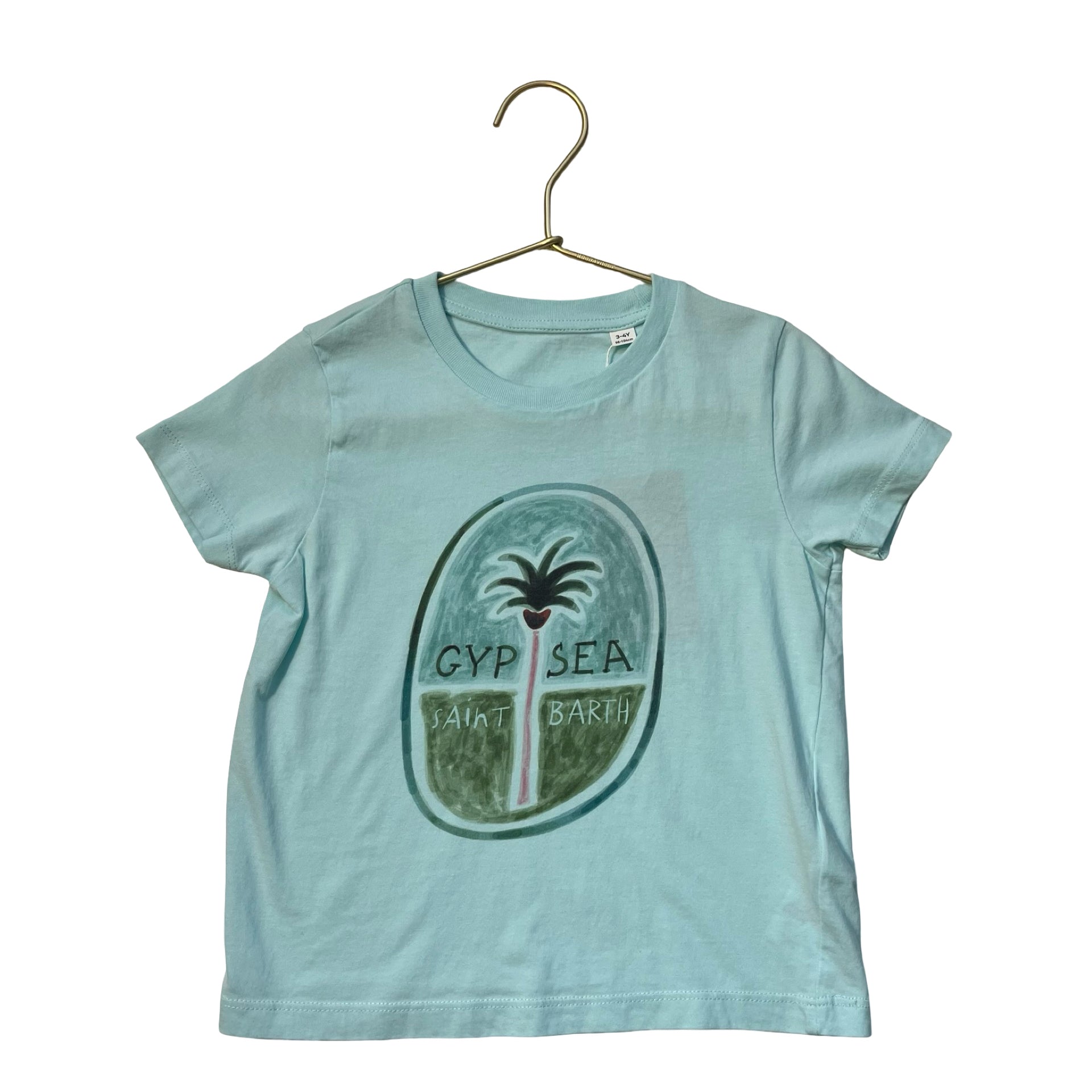 Stanley & Stella 'Gypsea Saint Barth' Palm Tree T-Shirt - Size 3-4