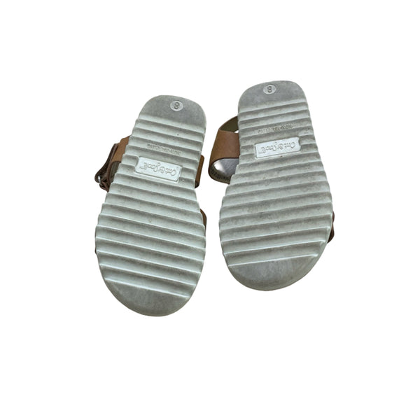 Cat & Jack Tan Faux Leather Sandals - Size 8