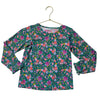 Ruffle Butts Green Floral Top - Size 7